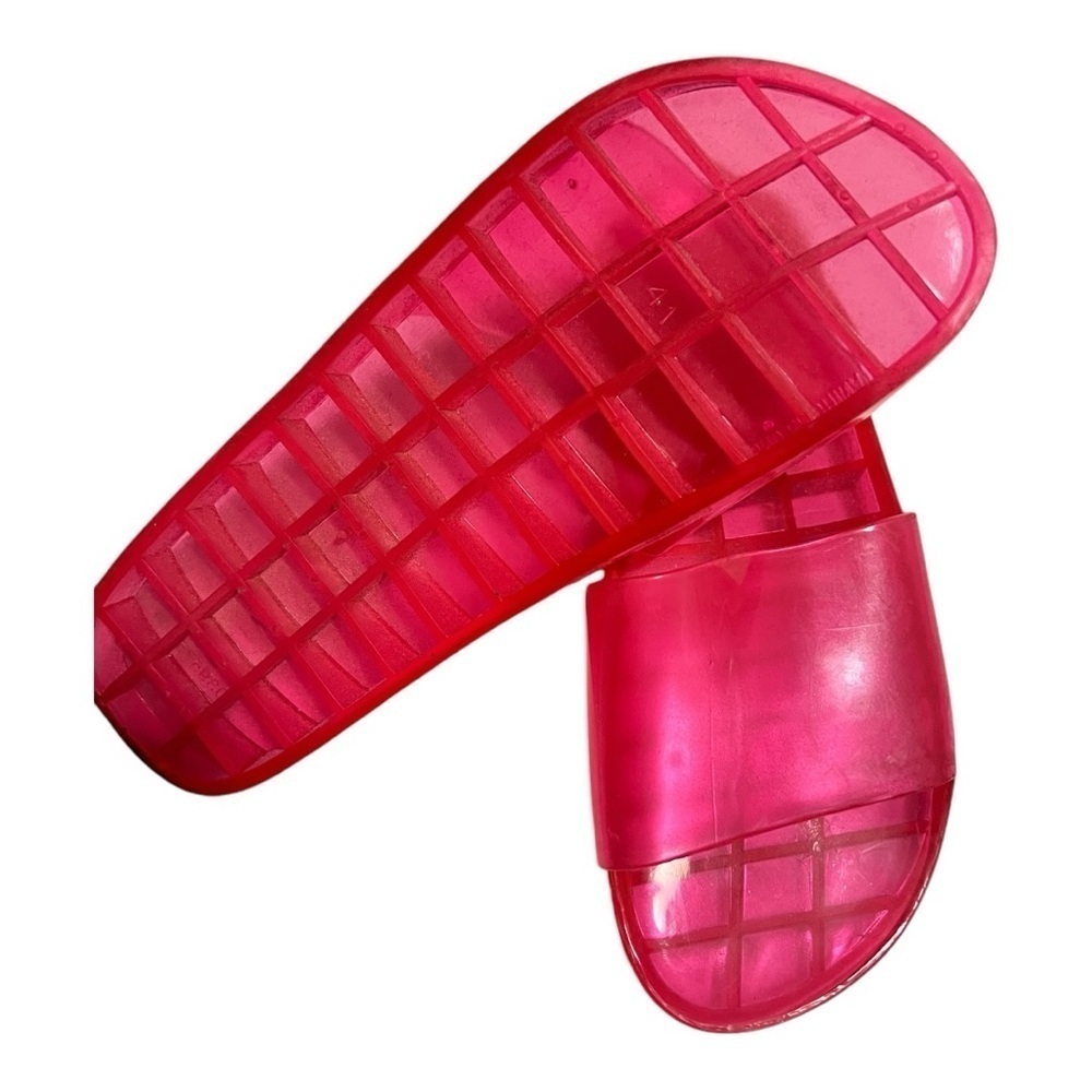 Forever 21 Transparent Jelly Slides - Picture 2 of 2